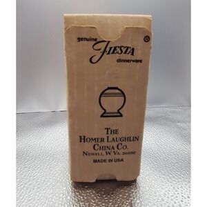Fiesta Turquoise Salt and Pepper Shaker Set Homer Laughlin USA with Original Box